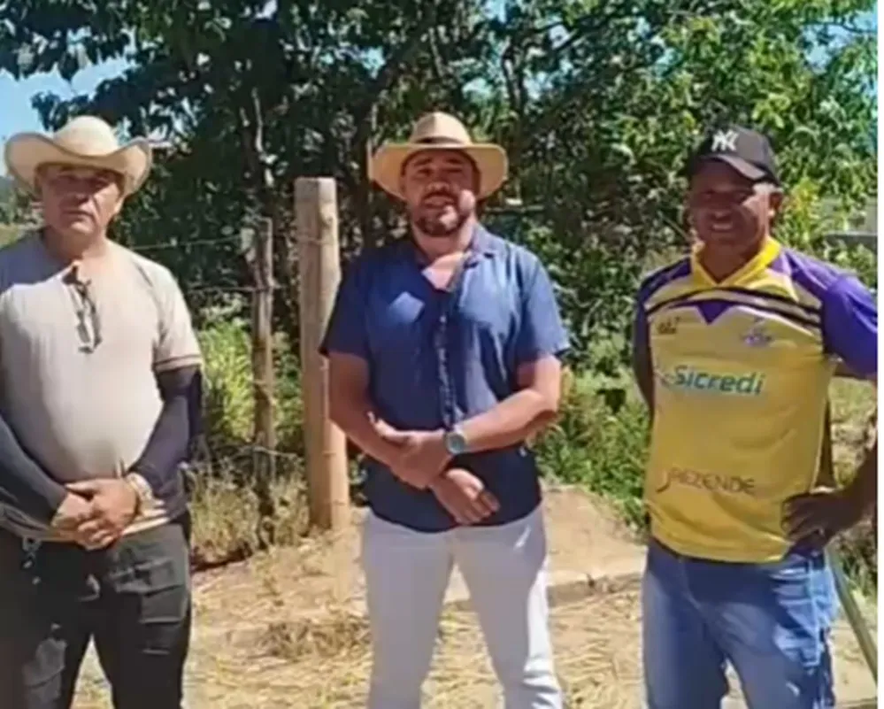 Vereadores Adelicio Cavalcante, Leandro da Ambulância e Paulo César Xavier de Oliveira – Foto: Reprodução / Agência Tocantins