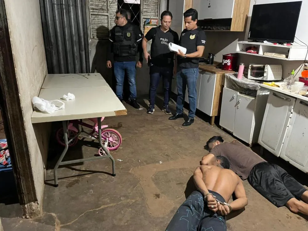 Suspeitos de matar homem após se passarem por policiais são presos em operação da DHPP em Palmas