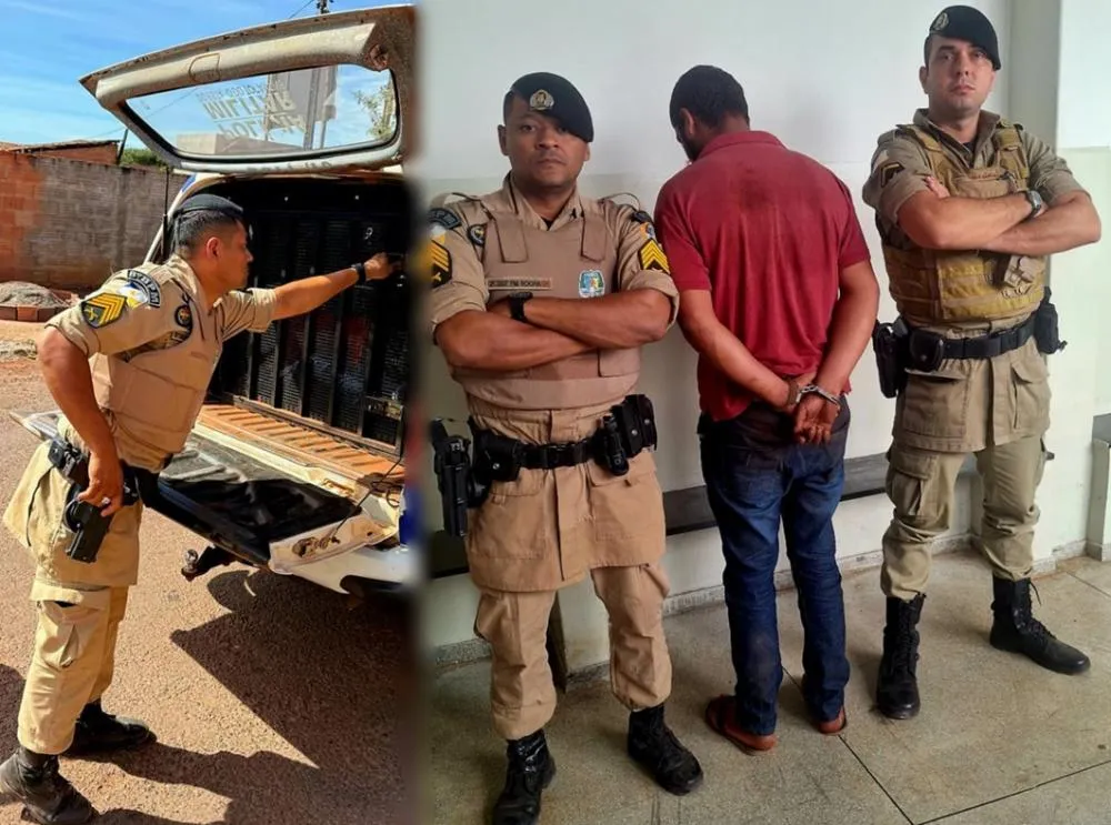 Suspeito de tentar matar ex-companheira a facadas é preso pela Polícia Militar no interior do Tocantins
