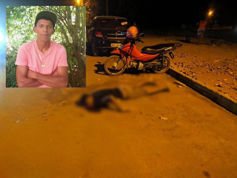 Os tiros atingiram a cabeça e região do tórax, ele não resistiu aos ferimentos e morreu no local – Foto: Reprodução/Agência Tocantins. 