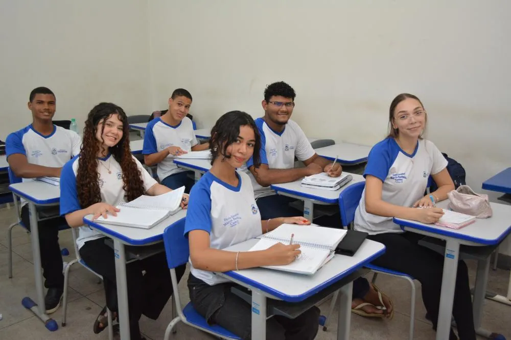 Concluintes da rede estadual são contemplados pelo programa TO no Enem que oferece aulões, simulados e material específico preparatório para o exame nacional – Foto: Juliana Carneiro/Governo do Tocantins