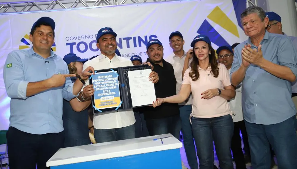 Wanderlei Barbosa entrega trecho da TO-428 e garante avanços na infraestrutura de Recursolândia