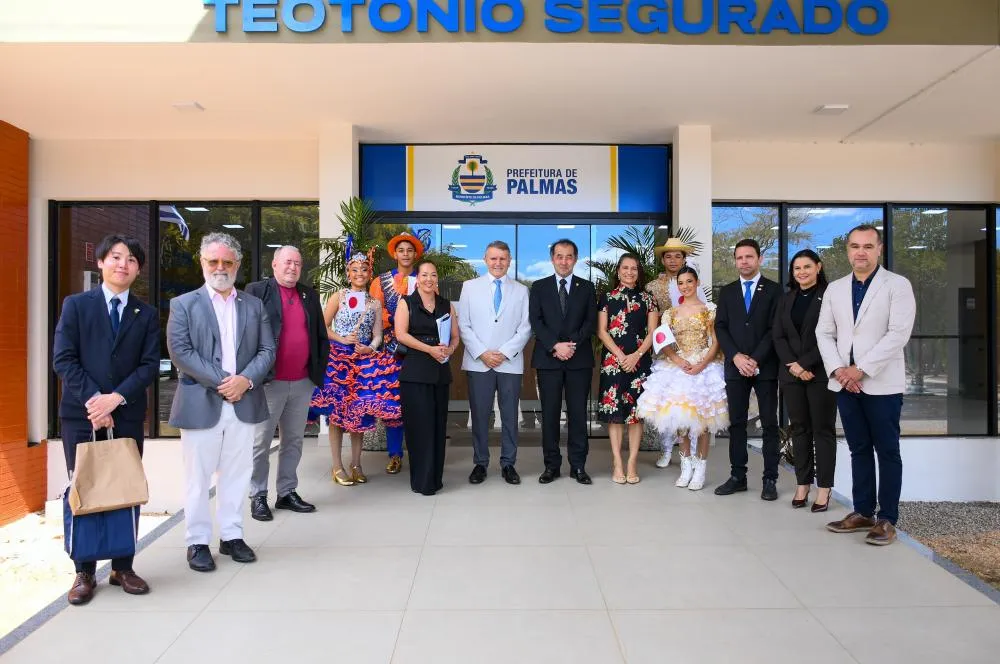 A visita ocorre em meio às comemorações pelos 30 anos da Associação Cultural Nipo-Brasileira do Tocantins – Foto: Mariana Di Pietro / Prefeitura de Palmas 