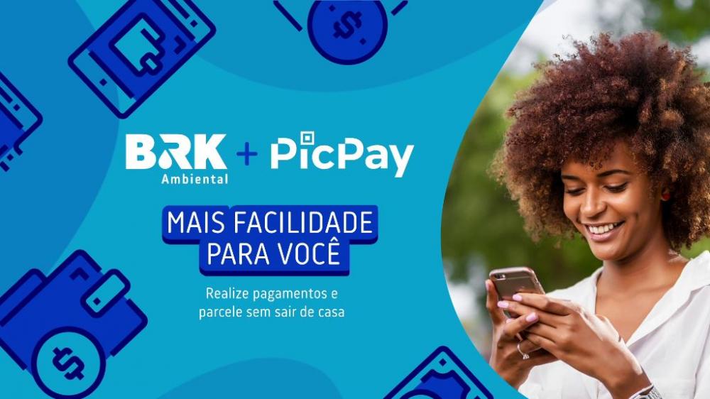 BRK Ambiental oferece novo canal para pagamento de faturas via PicPay; Veja como pagar pelo App