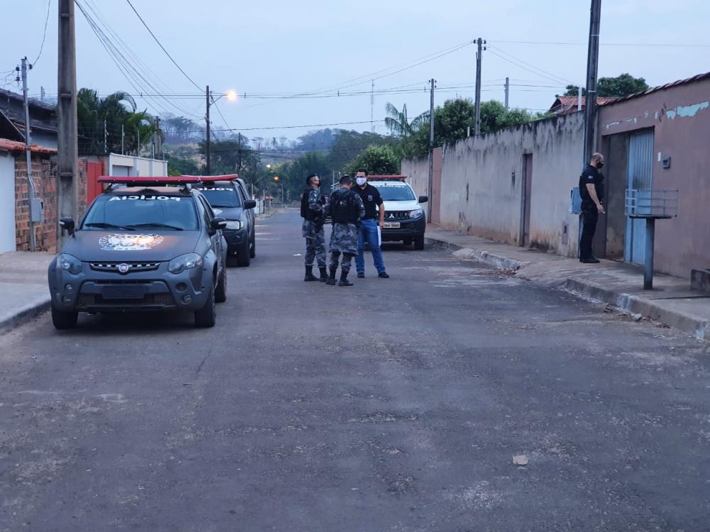 Policiais Civis e Militares participam de operação em Guaraí – Foto: Divulgação/Polícia Civil