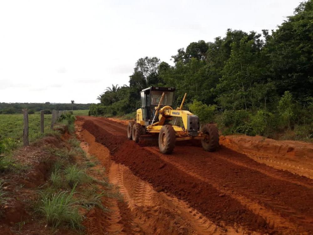 TO-210 recebe obras de revestimento primário e patrolamento – Foto: Divulgação/Governo do Tocantins