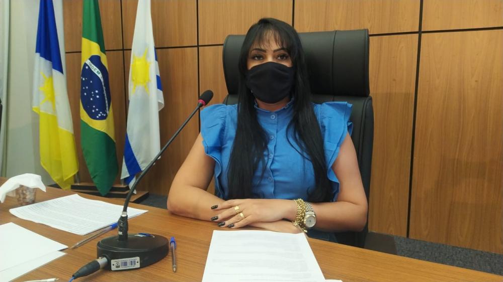 Vereadora Professora Janad Valcari, presidente da Câmara de Palmas - Foto: Alessandro Ferreira / Agência Tocantins