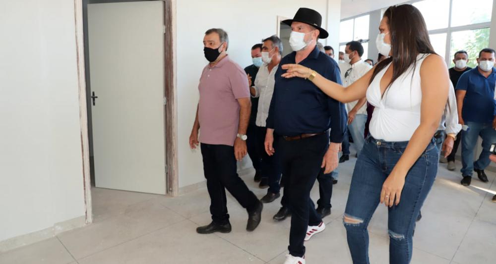 Governador Mauro Carlesse frisou que as obras de reforma e ampliação Hospital Regional de Augustinópolis, proporcionará melhoria na qualidade de atendimento da população e melhores condições de trabalho aos profissionais de saúde – Foto: Esequias Araújo/G