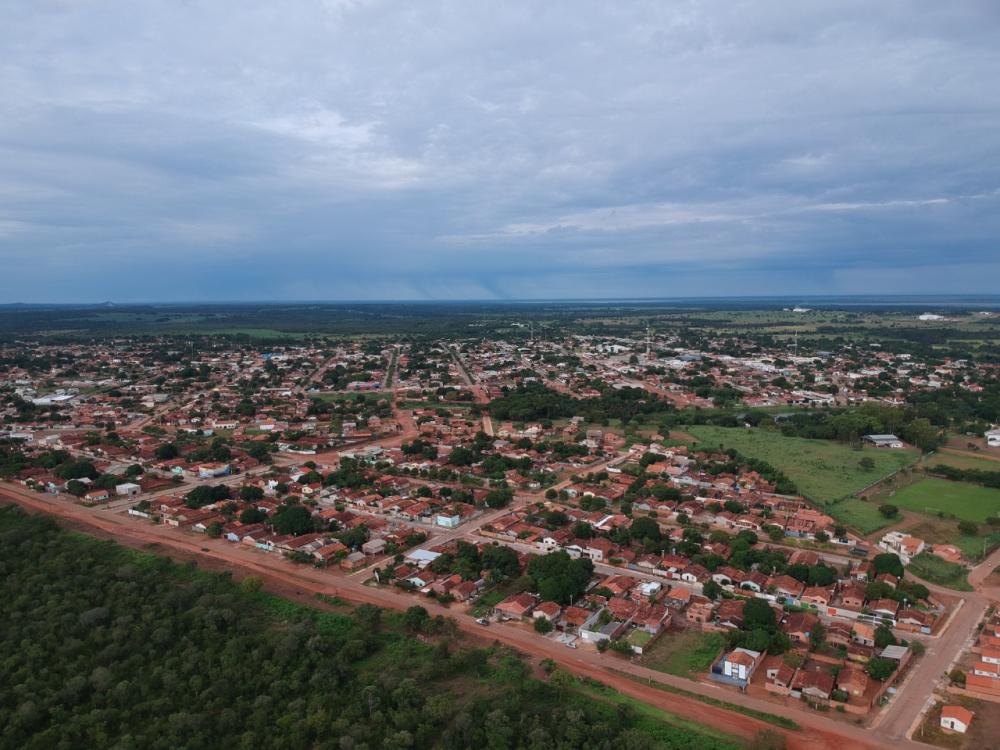 Vista aérea da área central de Formoso do Araguaia – Foto: Divulgação 