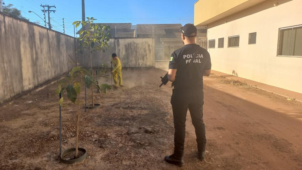 O trabalho fortalece a reinserção social do preso, além de remir a pena - Seciju/Governo do Tocantins