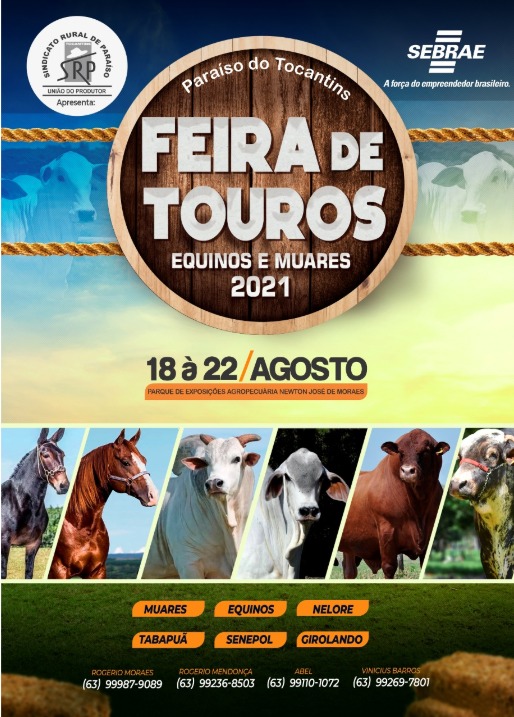 Sebrae participa da Feira de Touros, Equinos e Muares