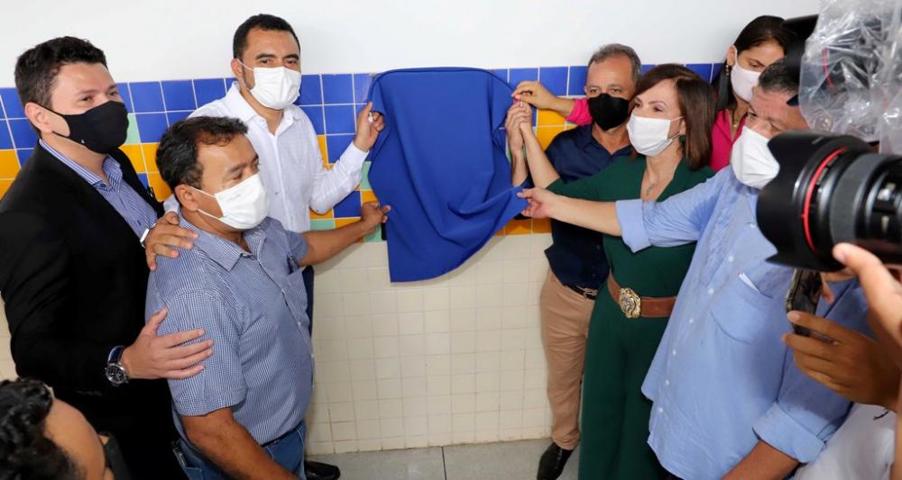 Após revitalização, escola conta com ampla estrutura para acolher 560 estudantes – Foto: Washington Luiz /Governo do Tocantins