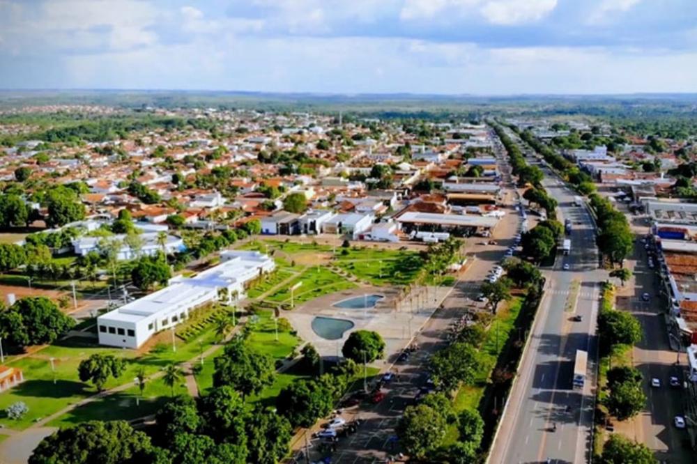 Vista aérea da área central de Guaraí - Foto: Divulgação 