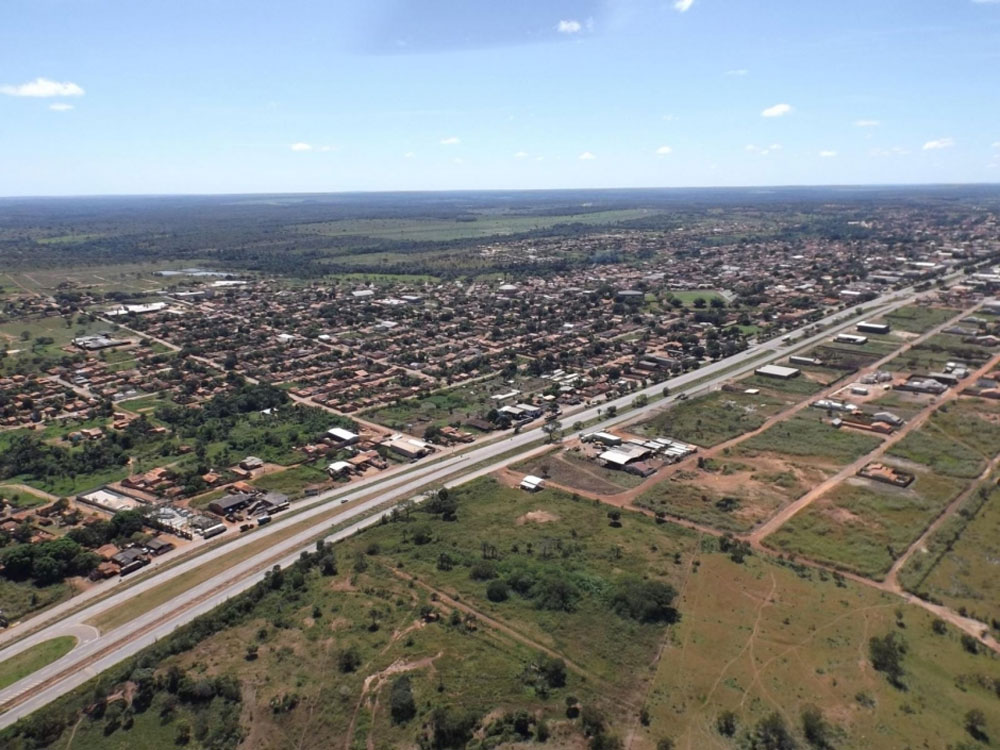 Vista aérea da área central de Guaraí - Foto: Divulgação 