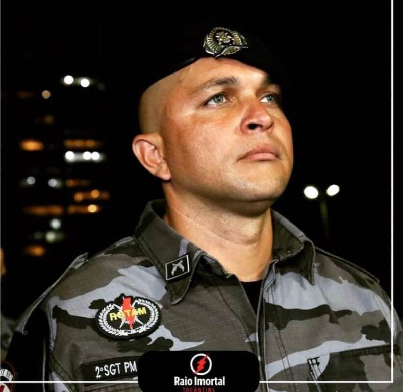 O militar fazia parte da Ronda Ostensiva Tática Metropolitana – ROTAM, era casado e deixou além da esposa uma filha de aproximadamente um ano de idade – Foto: Divulgação / Redes sociais