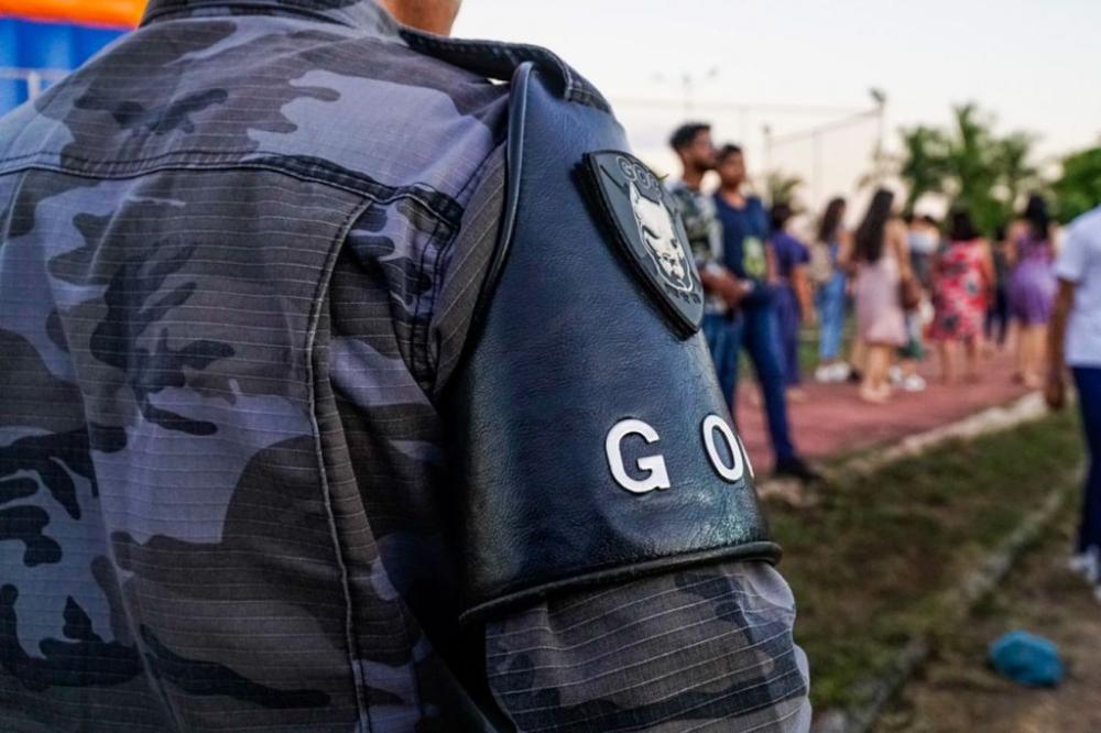 Foto Ilustrativa do Policiamento do Batalhão de Polícia de Choque - BPCHOQUE, Grupo de Operações com Cães - GOC - Foto: Nogueira Jr.