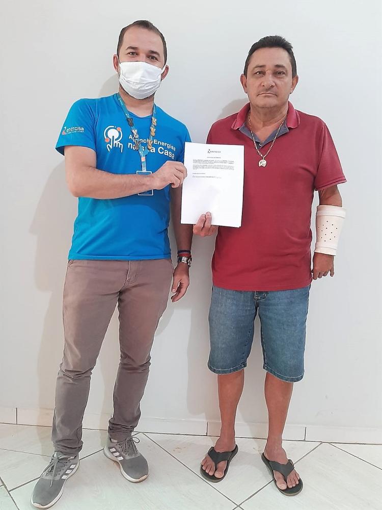 Cliente Francisco Cardoso da Silva - Foto: Divulgação/Energisa