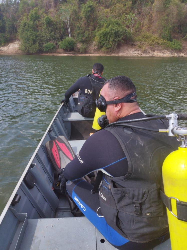 Após dois dias de buscas, Corpo de Bombeiros localiza corpo de homem que estava desaparecido no Rio Araguaia - Foto: Divulgação