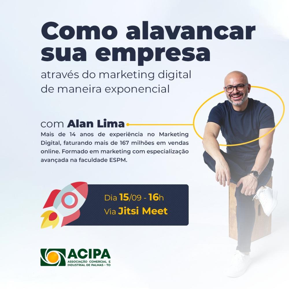 Acipa promove encontro on-line e gratuito sobre estratégias de marketing digital