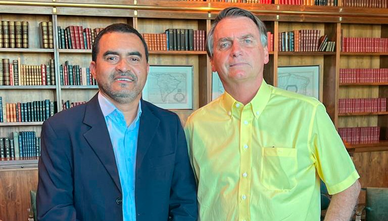 Em Brasília, Wanderlei Barbosa se reúne com Bolsonaro e reafirma apoio à reeleição do Presidente