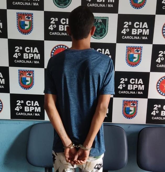 Homem preso é suspeito de envolvimento na morte de jovem na cidade de Filadélfia - Foto: DICOM/SSP-TO 