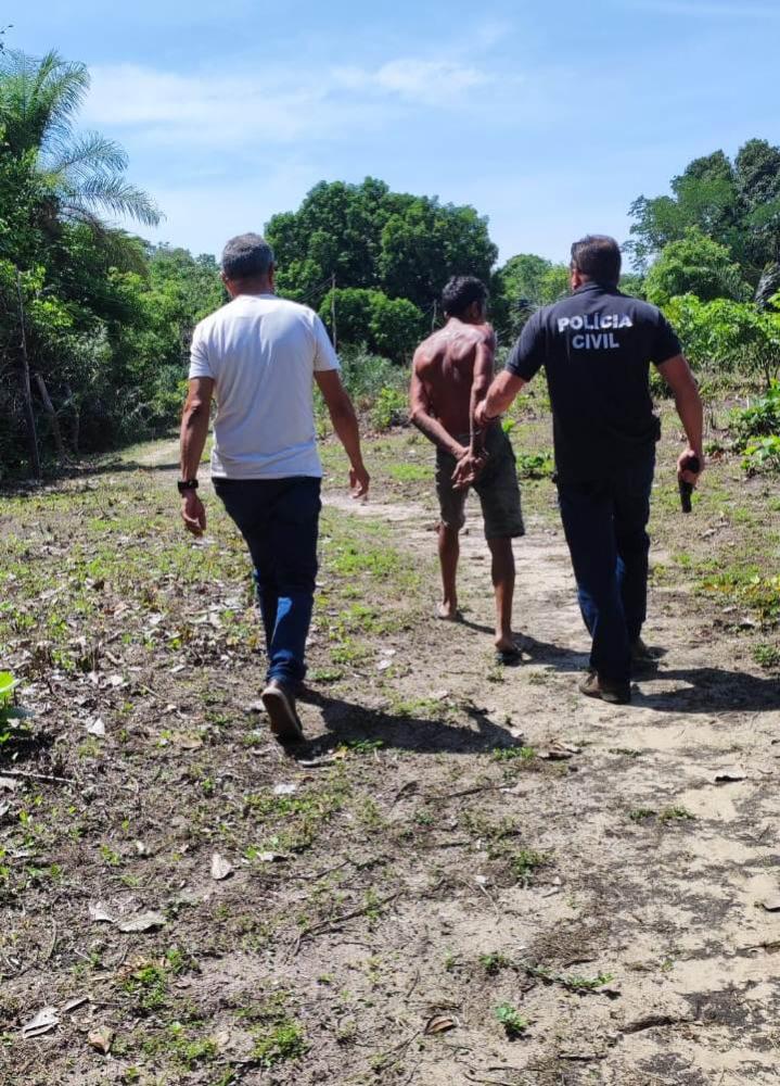 Polícia Civil de Filadélfia efetuou a prisão de um idoso de 62 anos apontado como autor de um homicídio – Foto: DICOM/SSP-TO