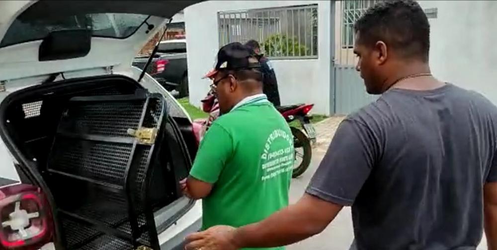 O criminoso foi preso durante ação desencadeada pela 5ª DEIC de Guaraí – Foto: Reprodução / Agência Tocantins