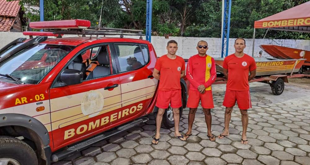 Mergulhadores do CBM atuam em busca de vítima idosa em Esperantina - Foto: Divulgação/CBMTO