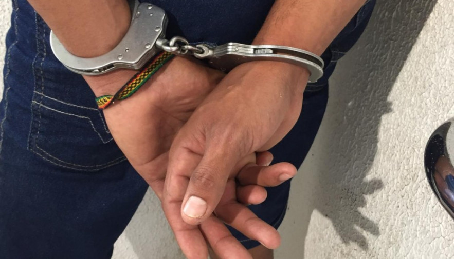 Após ser preso, o homem foi colocado à disposição do poder judiciário na carceragem da Unidade Penal de Colinas do Tocantins – Foto: Reprodução 