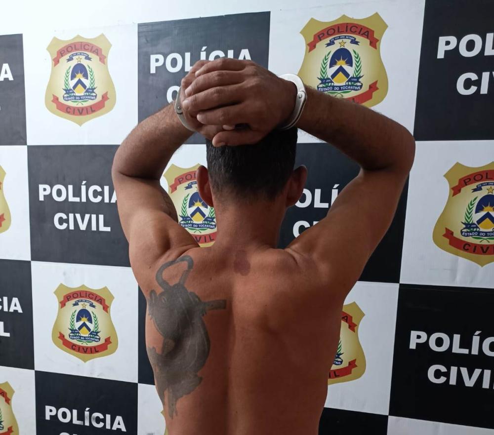 Homem é considerado de alta periculosidade – Foto: Divulgação / SSPTO 