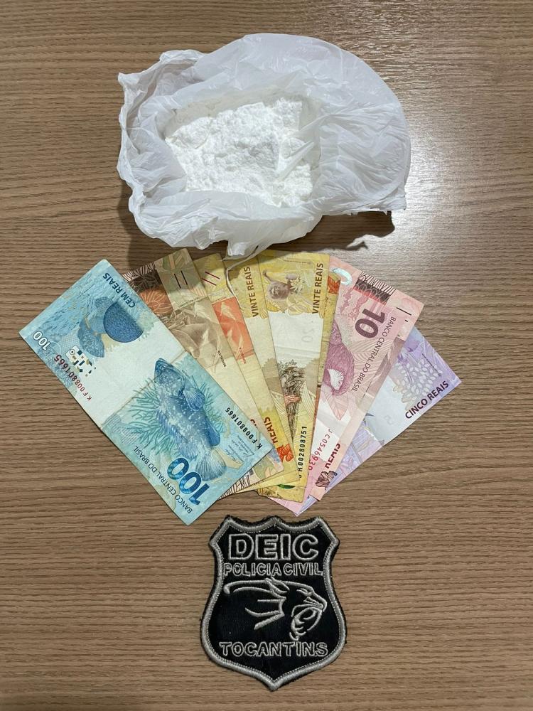 Homem foi preso em decorrência de investigações da 8ª DEIC – Foto: Divulgação / SSPTO