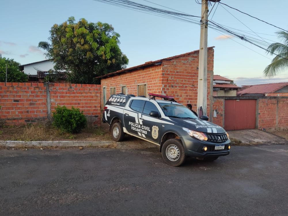 Autor foi preso em cumprimento a mandado de prisão preventiva – Foto: Divulgação / SSPTO 