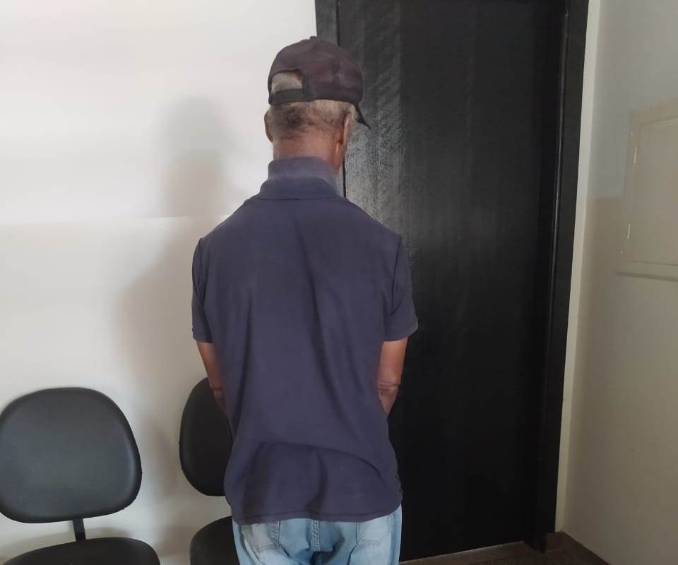 Homem foi preso em cumprimento ao mandado de prisão preventiva expedido pela justiça de Goiás – Foto: Divulgação / SSPTO 