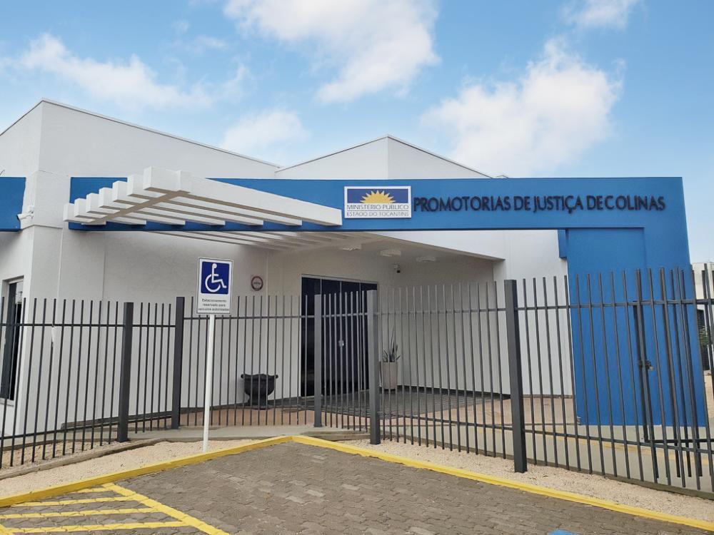 Sede das promotorias de Justiça de Colinas do Tocantins - Foto: Divulgação / MPETO