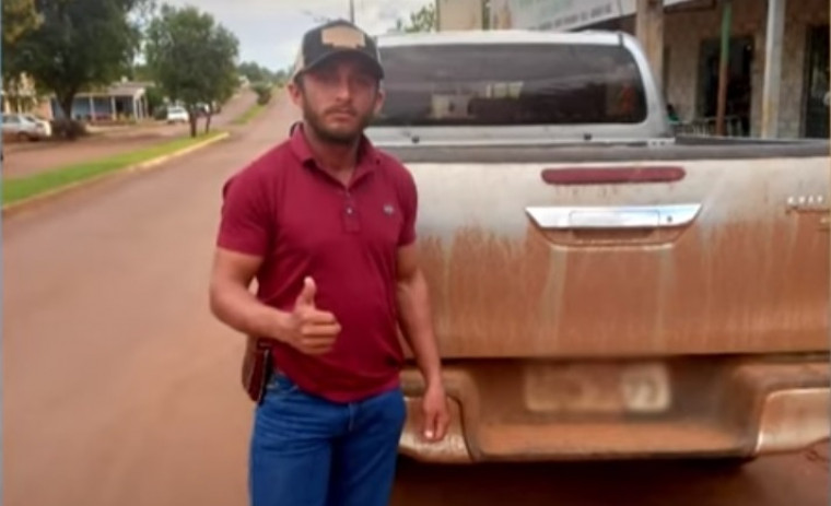 Suspeito de homicídio que teria sido transportado no veículo oficial da Câmara / Foto: Reprodução