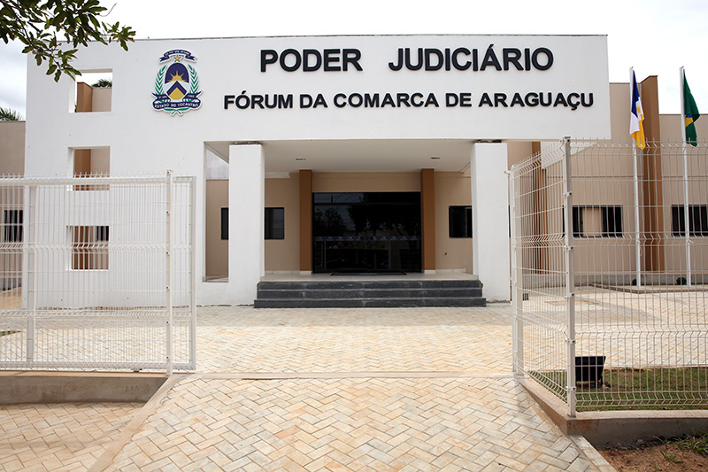 Fórum da Comarca de Araguaçu - Foto: Divulgação 
