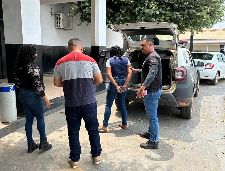 Polícia Civil prende mulher investigada por abuso de vulnerável –– Foto: Divulgação / SSPTO 