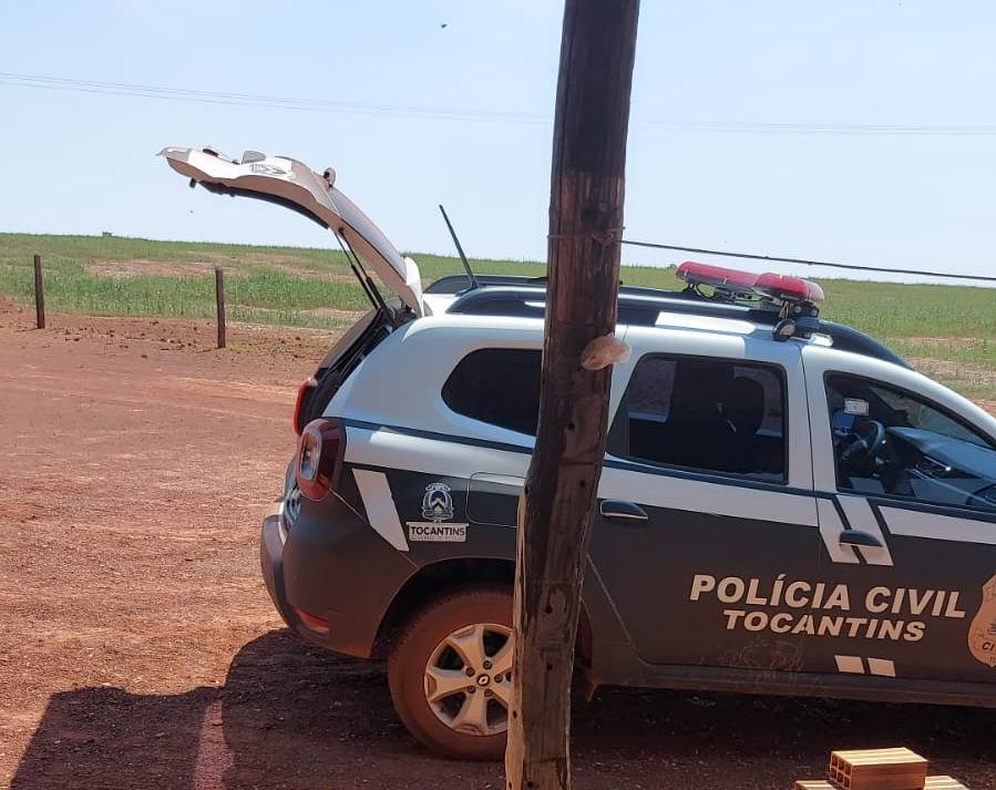 Homem foi preso durante operação da 91ª DP de Araguaçu –– Foto: Divulgação 