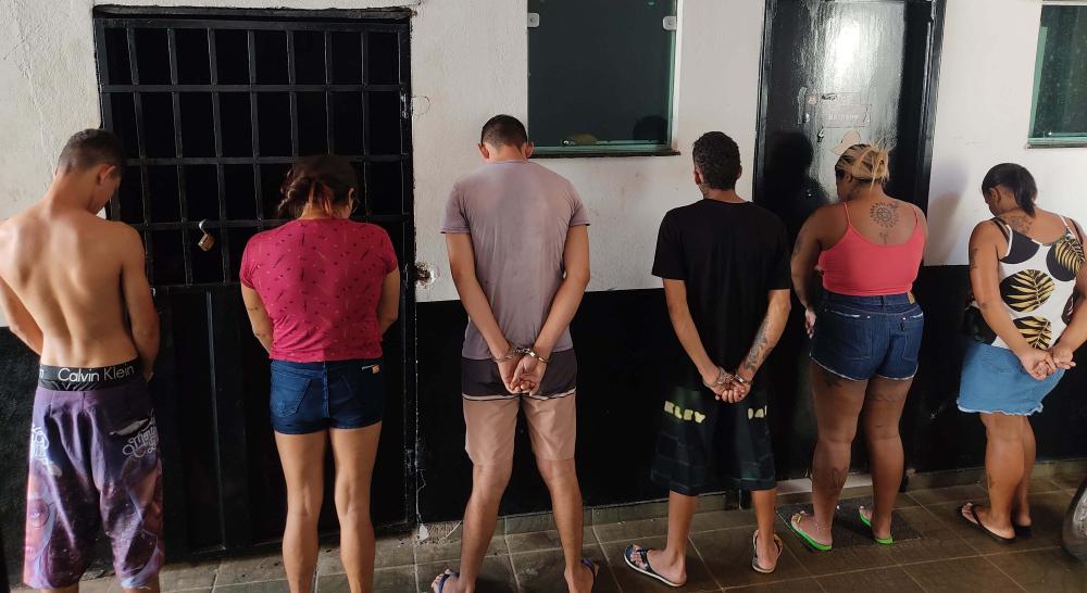 Ação prende suspeitos de tráfico de drogas em Guaraí — Foto: Reprodução/Polícia Civil
