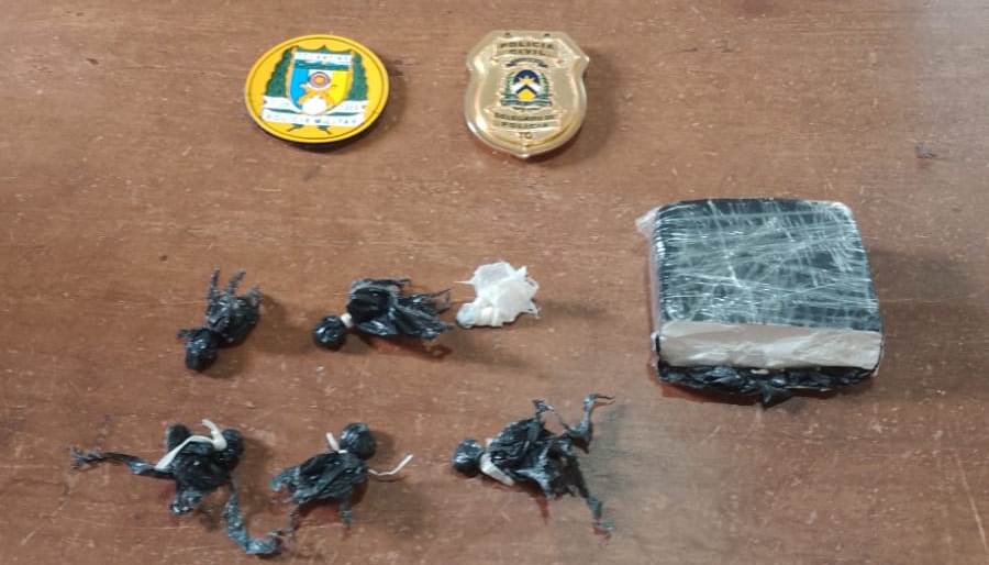 Drogas apreendidas durante a operação – Foto: Divulgação / SSPTO