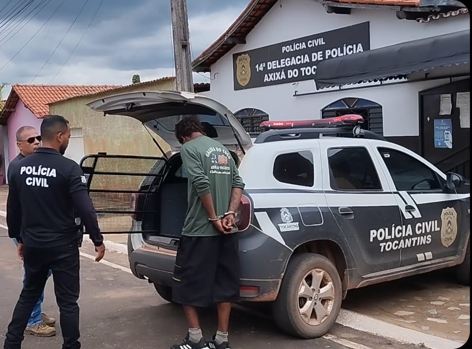 Homem foi localizado e preso após investigações da Polícia Civil do Tocantins e de São Paulo – Foto: Divulgação / SSPTO