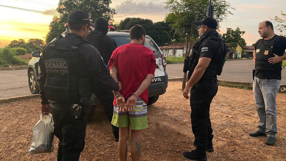 Polícia prende suspeitos por homicídio e tráfico de drogas em cidades do Tocantins — Foto: Ana Luiza Dias/ Dicom SSPTO