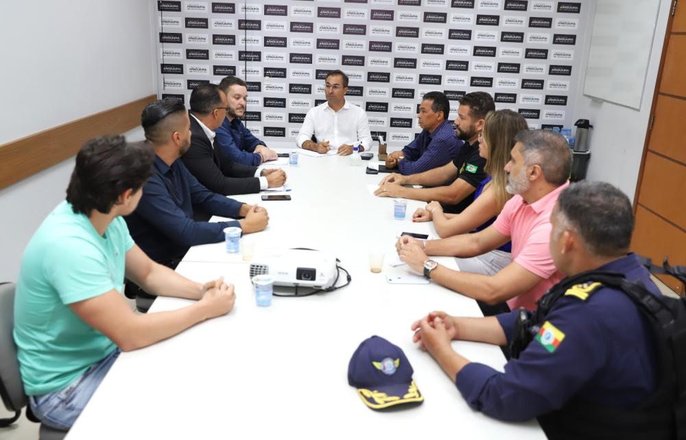 Os bons índices foram apresentados em uma reunião com a participação do prefeito Wagner Rodrigues e membros da ASTT (Agência de Segurança, Transporte e Trânsito) de Araguaína.Foto: Marcos Filho Sandes / Secom Araguaína