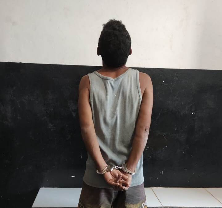 Homem foi preso em cumprimento a mandado de prisão preventiva – Foto: Divulgação / SSPTO