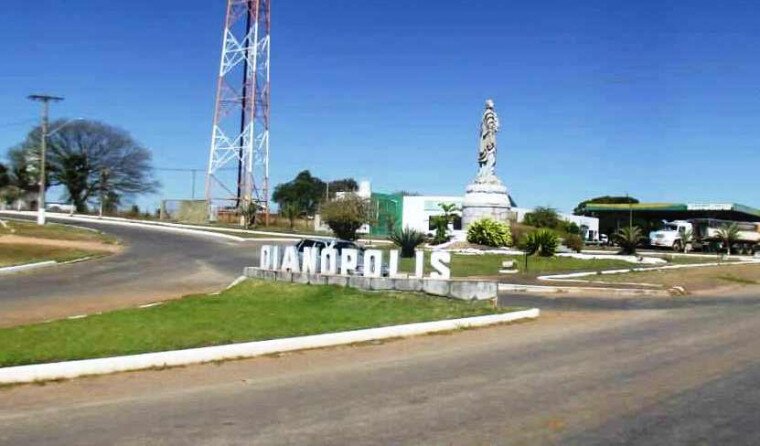 Entrada de Dianópolis, município do interior do Tocantins (Foto: Sousa Neto)