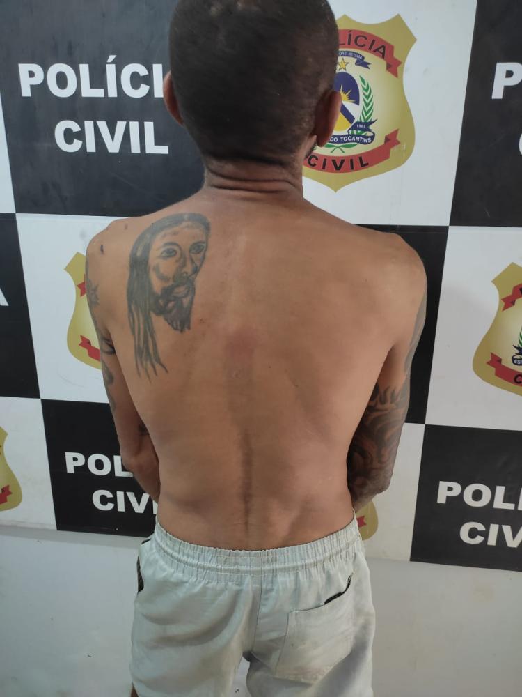  Homem foi preso em flagrante por policiais civis em Gurupi - Foto: DICOM SSP TO 