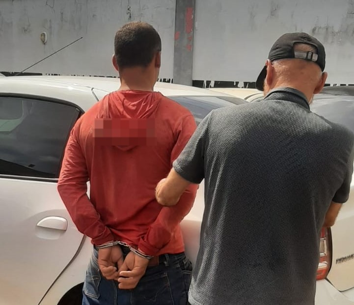 Após a prisão, o homem foi recolhido à Unidade Prisional Local onde permanece à disposição do Judiciário – Foto: Divulgação PCTO