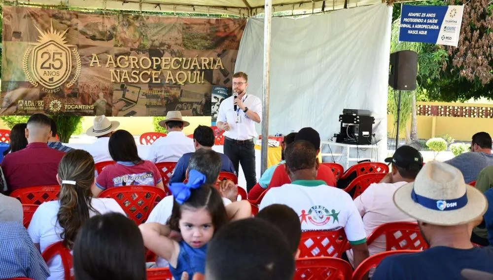 Palestra com Dia de Campo abordou a importância da sanidade animal – Foto: Keven Lopes / Governo do Tocantins