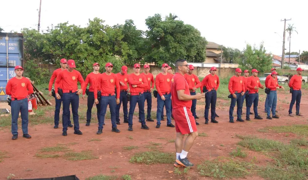  Cadetes do Curso de Formação de Oficiais do CBMTO passam pela quarentena de adaptação nas instruções -Foto:Luiz Henrique Machado/Governo do Tocantins