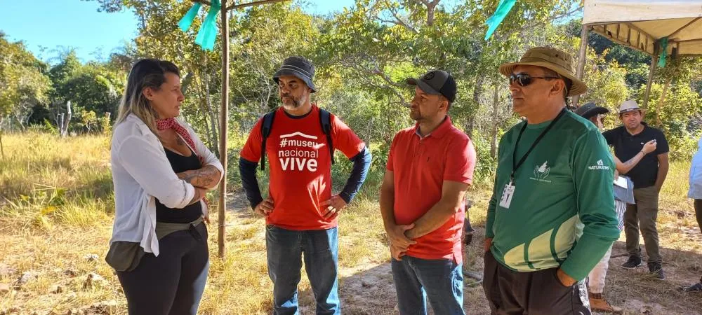 Representantes da UFT, Museu Nacional, Prefeitura de Filadélfia e Naturatins prestigiam início das atividades de pesquisa - Foto: Naturatins/Governo do Tocantins